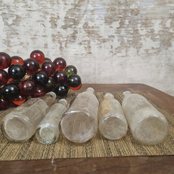 Vintage Glass Jars Found Object Nevada Mining VTG Decor Heinz Anchor - Picture 5 of 16